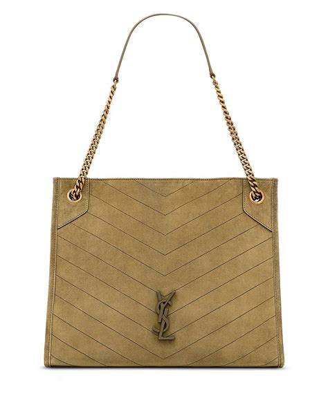 Shop Saint Laurent Niki Medium Shopping Bag In  